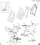 Diagram for 2008 Chevrolet Corvette Driver Seat Components