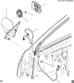 Diagram for 2009 Cadillac SRX Outside Mirrors