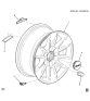 Diagram for 2020 GMC Sierra Wheels