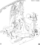 Diagram for 2010 Chevrolet Colorado Front Seat Belts