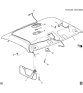Diagram for 2006 GMC Sierra Interior Trim - Cab