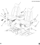 Diagram for 2009 Chevrolet Silverado Front Seat Components