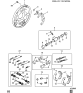 Diagram for 2005 Pontiac Vibe Rear Brakes