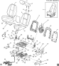 Diagram for 2009 Chevrolet Silverado Front Seat Components