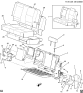 Diagram for 2009 GMC Sierra Rear Seat Components