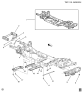 Diagram for 2007 GMC Envoy Frame & Components
