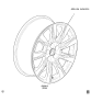 Diagram for 2020 Cadillac XT4 Wheels