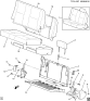 Diagram for 2009 GMC Sierra Rear Seat Components