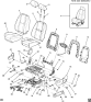 Diagram for 2009 Chevrolet Silverado Front Seat Components