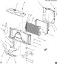 Diagram for 2007 GMC Sierra Radiator Support