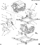 Diagram for 2009 Buick Lucerne Engine & Trans Mounting