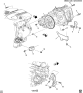 Diagram for 2009 Buick Lucerne Engine & Trans Mounting