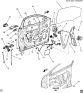 Diagram for 2008 Pontiac G6 Door & Components