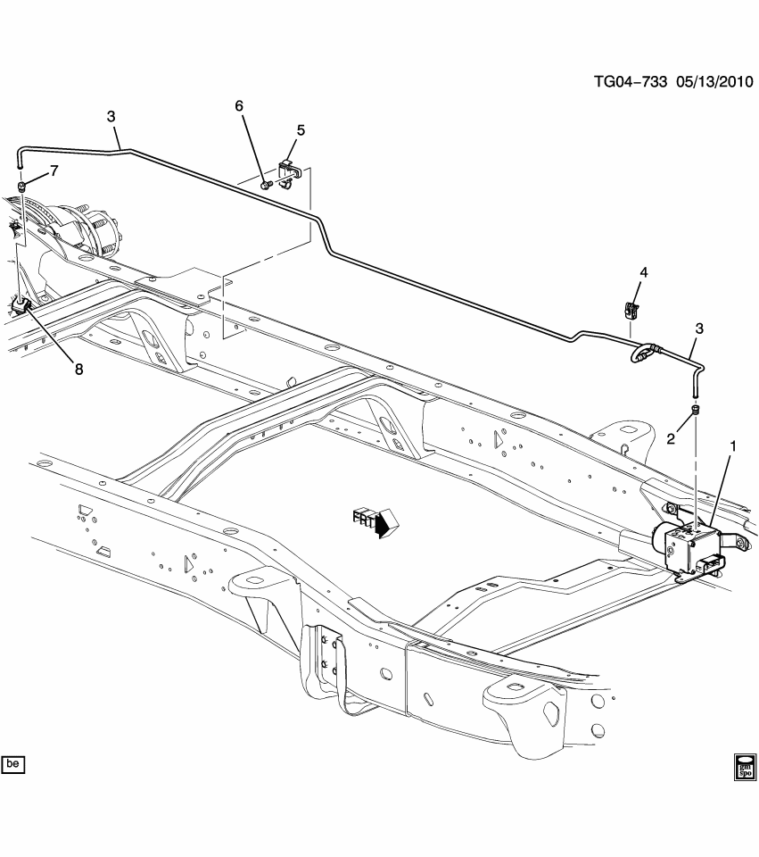 GM 11602071 Nut, Brake Pressure Mod Valve Front Pipe