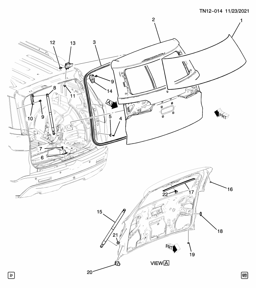GM 84022675 Window Asm-Rear