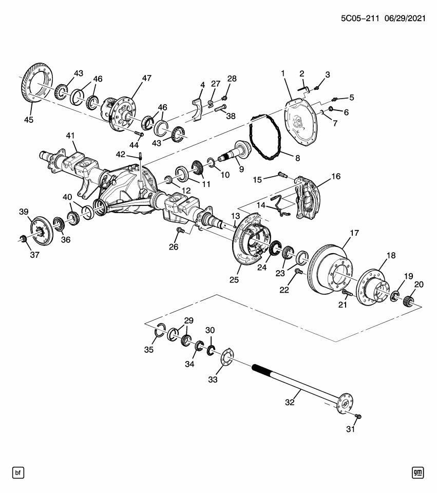 GM 11603372 STUD, R/AXL HSG CVR