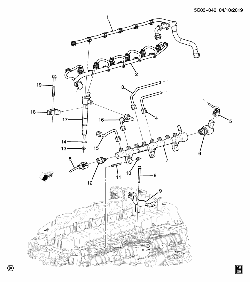 GM 55506244 Injector