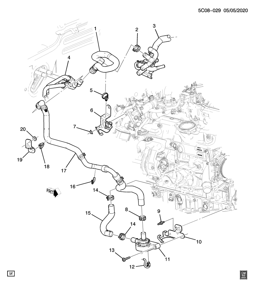 GM 13546428 Auxiliary Pump