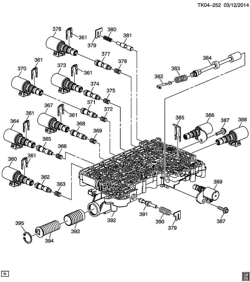 GM 24044648 VALVE ASM-CONT (W/BODY & VLV)(NON-ESS, 4-PIN IMS)