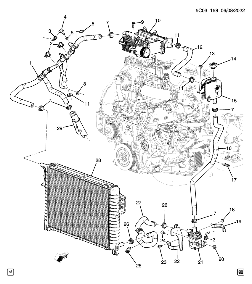 GM 87832619 PIPE ASM-FUEL HTR INL & OTLT
