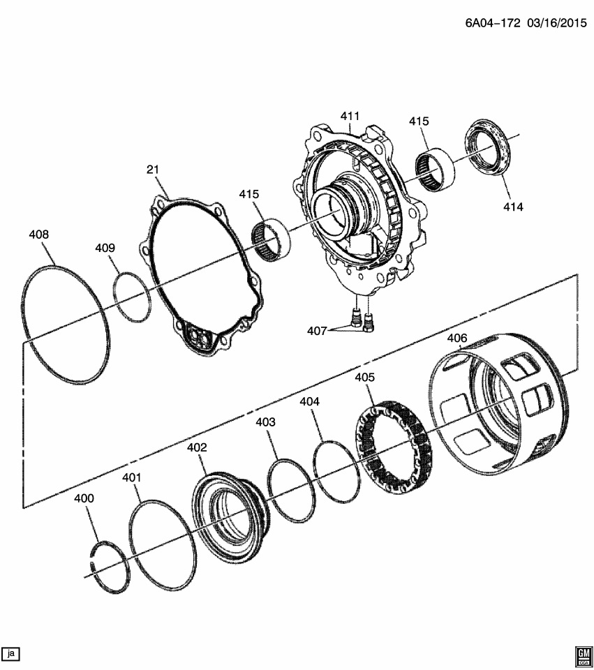GM 24291469 Extension Housing Seal