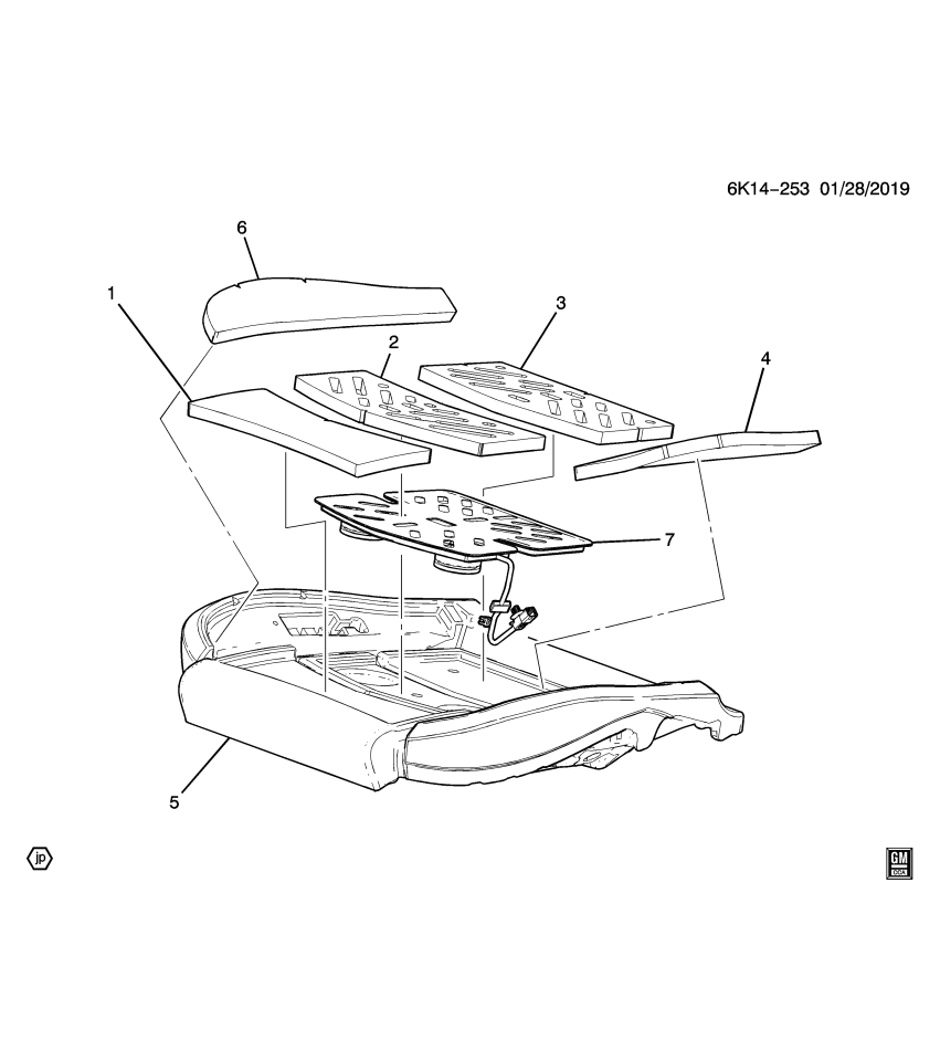 GM 84335030 FAN ASM-F/SEAT CUSH VENT