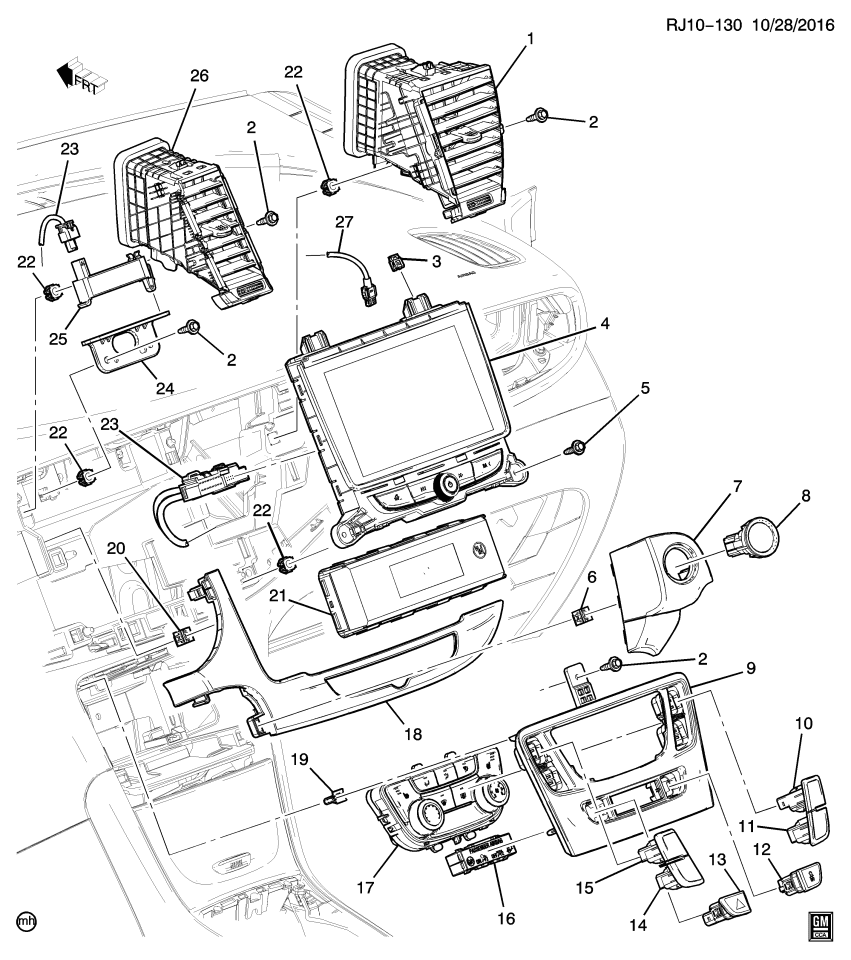 GM 42465826 Cable Asm-Usb Data