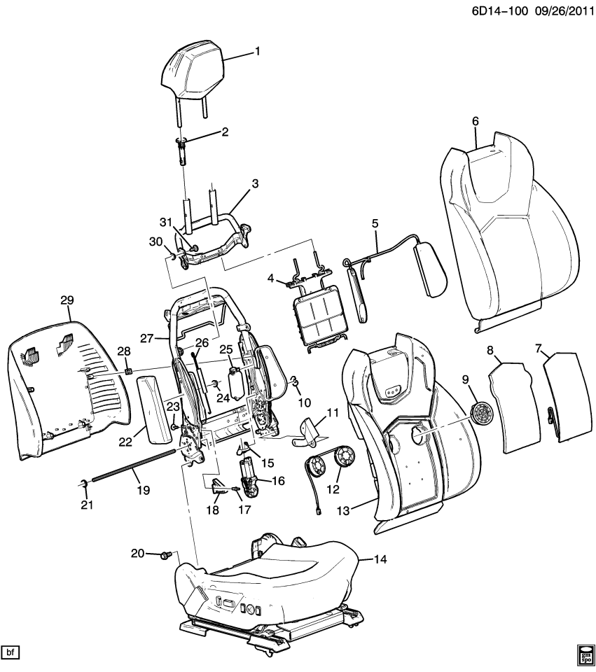 GM 20793256 Pump Asm-Driver Seat & Passenger Seat Cushion Air