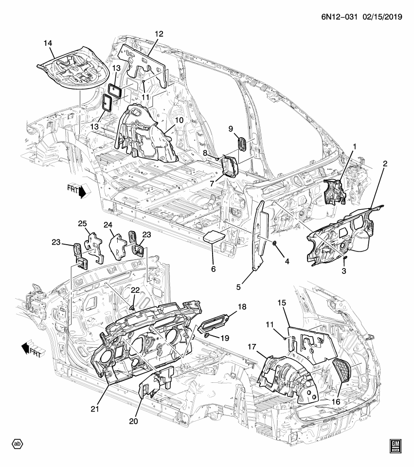 GM 84318060 INSULATOR-CLU PED BRKT