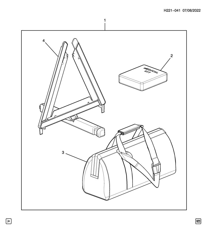 GM 85115313 SAFETY KIT-OCC