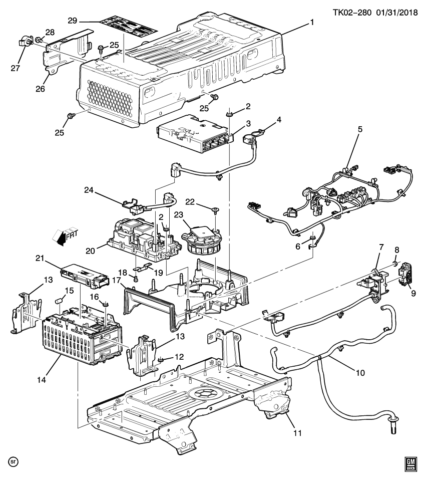 GM 23118278 Tube Asm-High Voltage Battery Vent