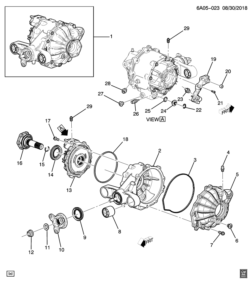 GM 23154585 Gasket, Limited Slip Differential Clutch Case
