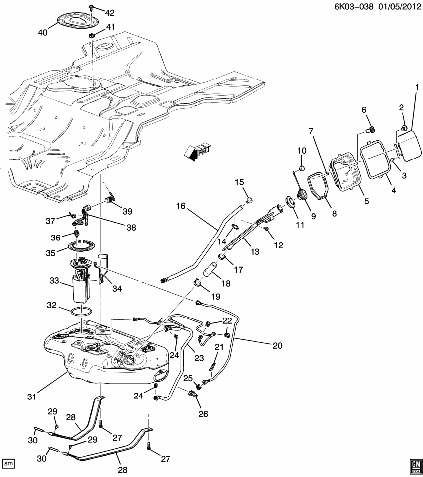 GM 25757527 Pipe Asm-Evap Emission Canister Purge Rear