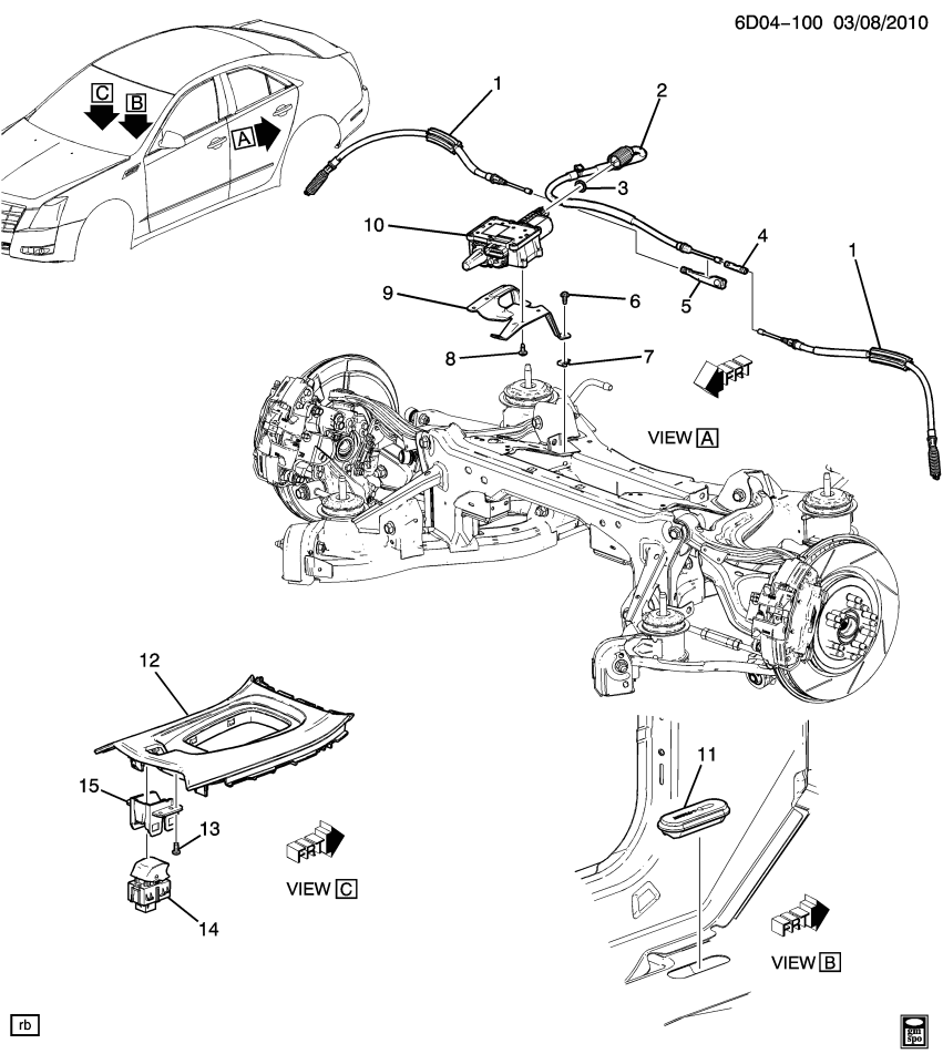 GM 25995518 Bracket-Electronic Parking Brake Control Mod