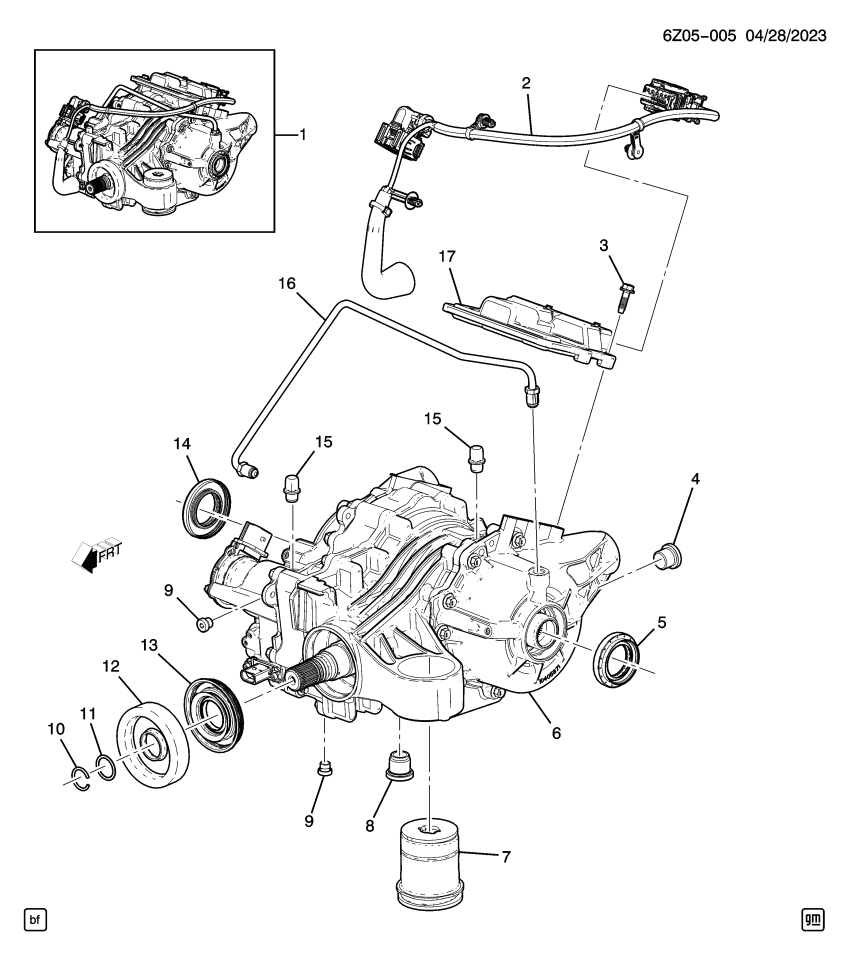 GM 84524340 Pinion Seal