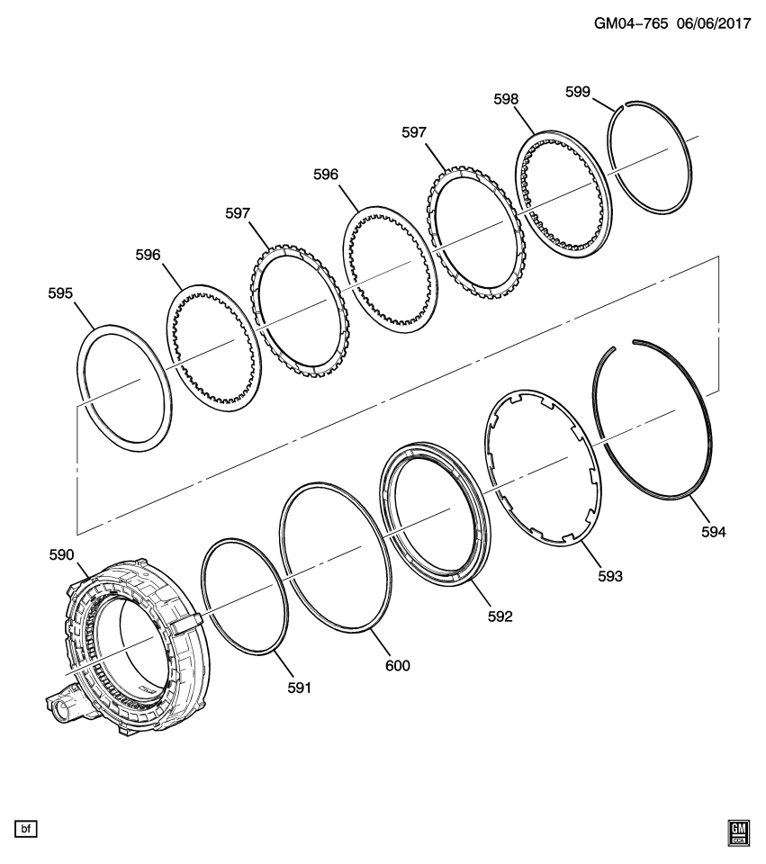 GM 24046856 SEAL KIT-A/TRNS SERV (OVERHAUL)(NON-ETRS)
