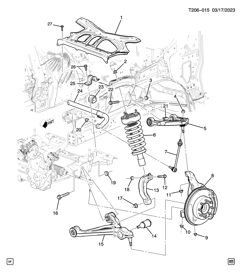 GM 11589358 Bolt - Heavy Hx Flange Head - Reduced Body