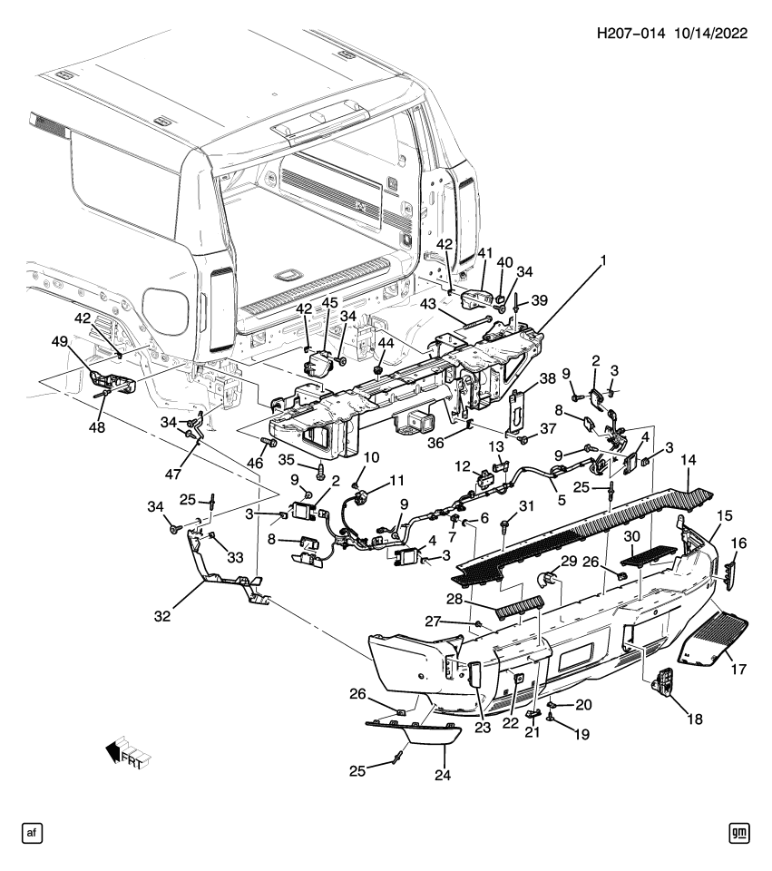 GM 85157020 SENSOR ASM-SHORT RANGE RADAR RR SI