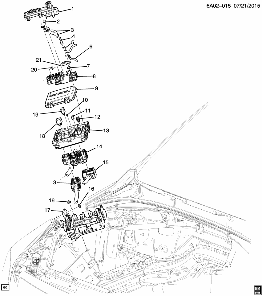 GM 84490336 FUSE ASM-25 A