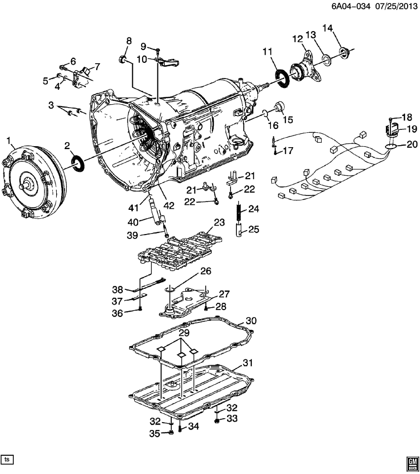 GM 19302082 Seal, Output Shaft (Kit)