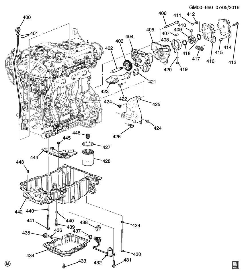 GM 25203087 Oil Pump