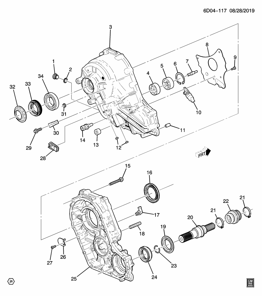 GM 24266990 Ring-Transfer Case Output Shaft