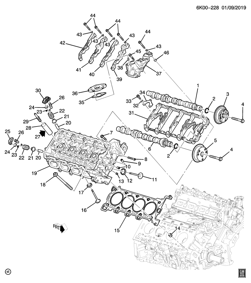 GM 12666066 Camshaft
