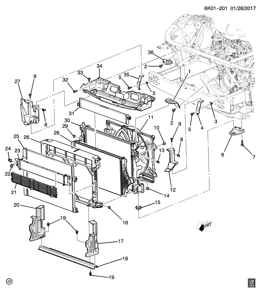 GM 23385894 Protector-Radiator