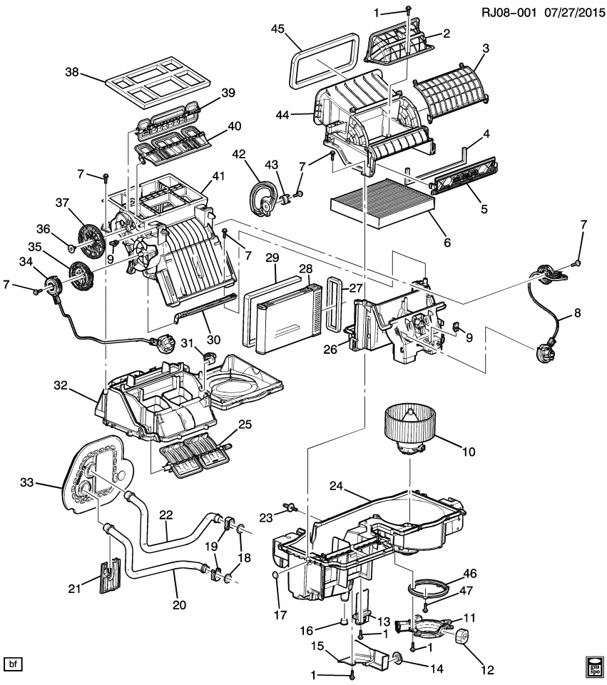 GM 95018043 Door Actuator