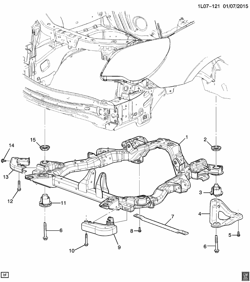 GM 11546411 Link Arm Bolt