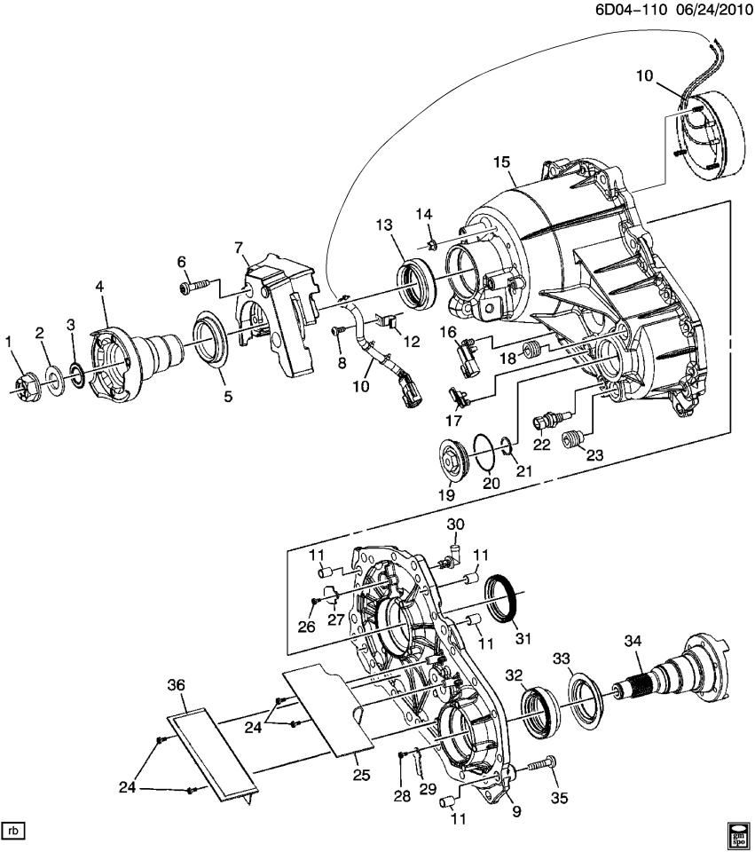 GM 19179016 Dampener, Transfer Case Vibration