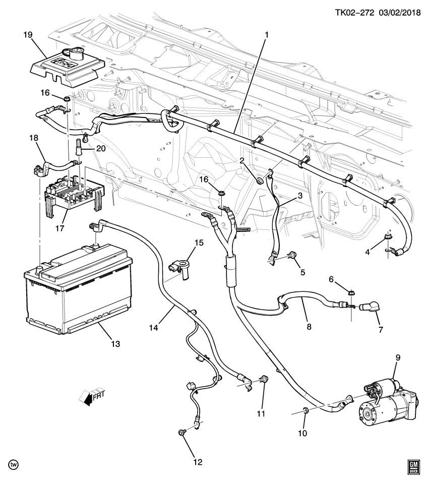 GM 11561003 BOLT - HVY HX FLG HD