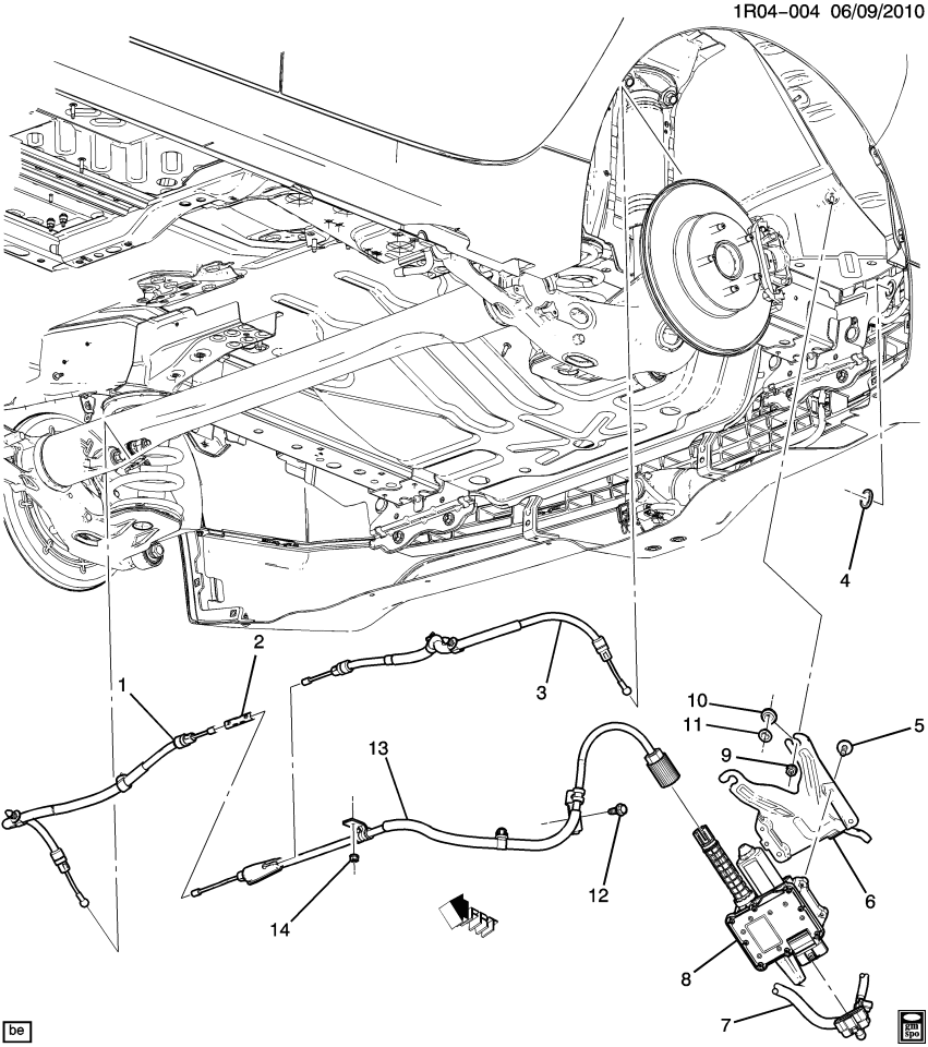 GM 13256103 Sleeve-Electronic Parking Brake Control Mod Insulator