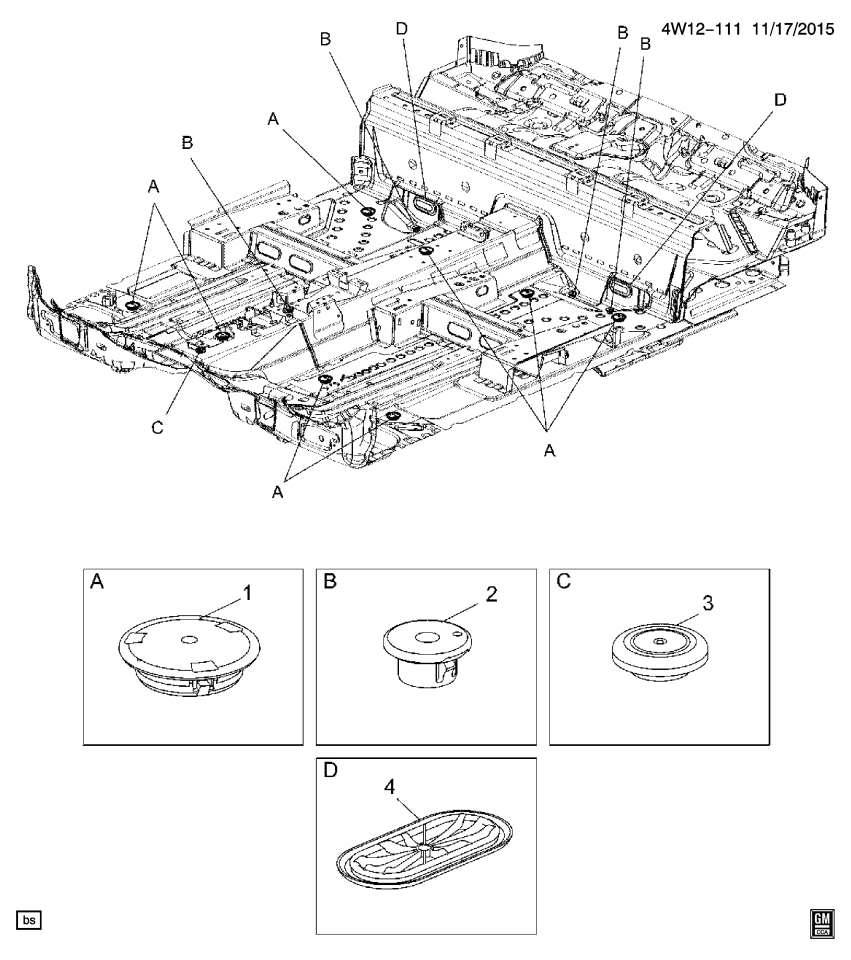 GM 20985768 PLUG-PARK BRK RR CBL